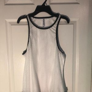 Fabletics mesh work out tank top